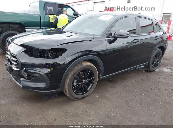 3CZRZ2H54TM723810 2026 HONDA HR-V Black Առջևի ձախ երեք քառորդ տեսարան