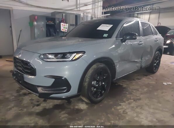 3CZRZ2H55SM739738 2025 HONDA HR-V Gray Vista tres cuartos delantera izquierda