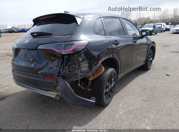 3CZRZ2H56SM783487 2025 HONDA HR-V Black უკანა მარჯვენა