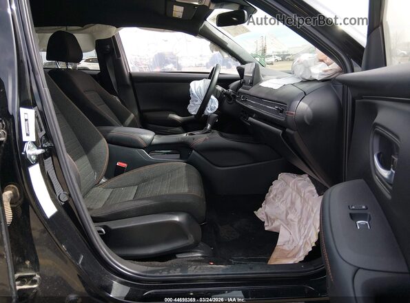 3CZRZ2H56SM783487 2025 HONDA HR-V Black წინა სალონის ხედი