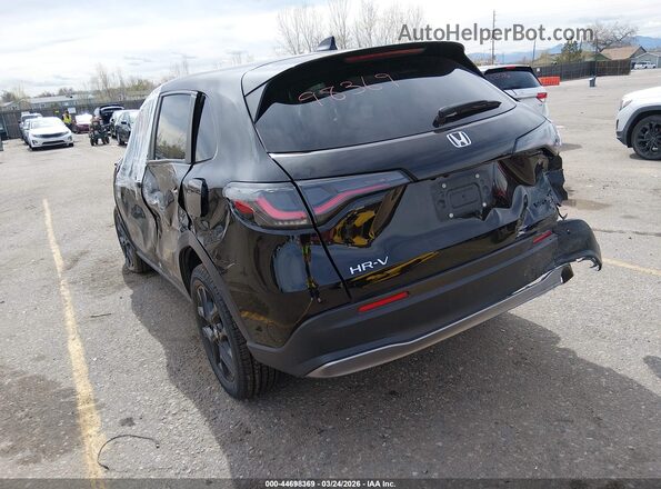 3CZRZ2H56SM783487 2025 HONDA HR-V Black უკანა მარცხენა