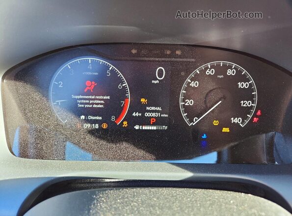 3CZRZ2H57TM707522 2026 HONDA HR-V Red Вид щитка приладів