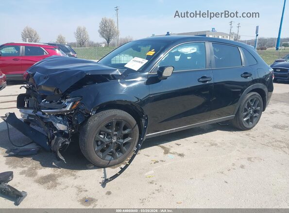 3CZRZ2H5XSM741467 2025 HONDA HR-V Черный Передняя левая четверть
