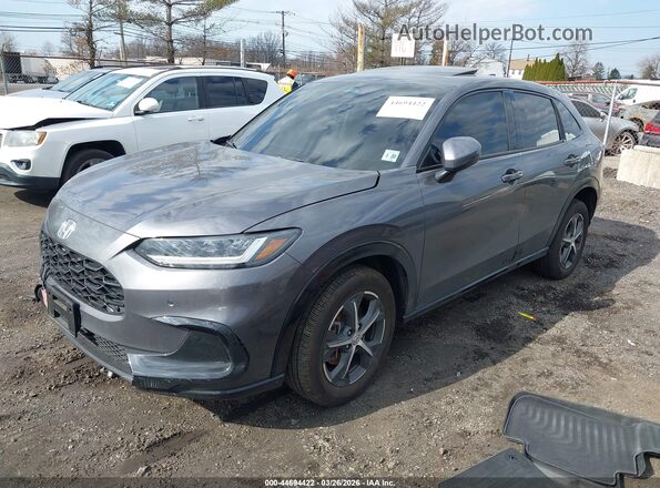 3CZRZ2H74SM742454 2025 HONDA HR-V Gray Առջևի ձախ երեք քառորդ տեսարան