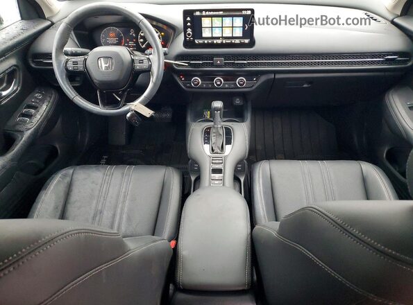 3CZRZ2H76RM726069 2024 HONDA HR-V Black Առջևի վահանակի տեսք