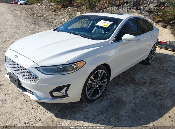 3FA6P0D90LR152420 2020 FORD FUSION White Vista tres cuartos delantera izquierda