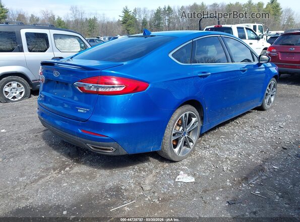3FA6P0D97LR131077 2020 FORD FUSION Blue 