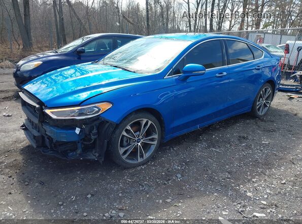 3FA6P0D97LR131077 2020 FORD FUSION Blue 