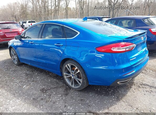 3FA6P0D97LR131077 2020 FORD FUSION Blue 