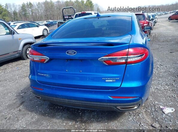 3FA6P0D97LR131077 2020 FORD FUSION Blue 