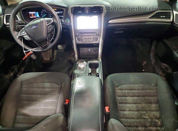 3FA6P0H71JR225509 2018 FORD FUSION Серый Вид панели приборов