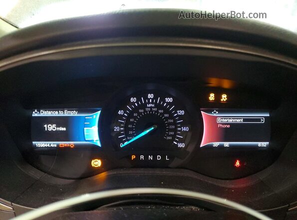3FA6P0H71JR225509 2018 FORD FUSION Серый Вид щитка приборов