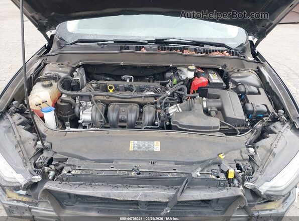 3FA6P0H77JR227264 2018 FORD FUSION Gray Вид ззаду