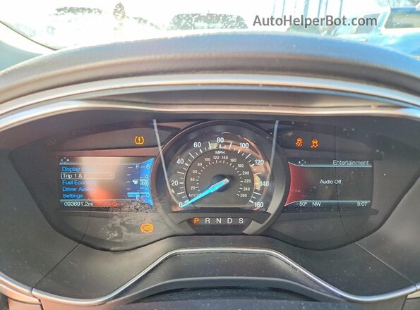 3FA6P0H93GR393792 2016 FORD FUSION Gray Instrument cluster view