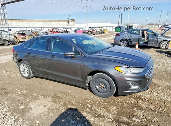 3FA6P0HD1KR280596 2019 FORD FUSION Gray 