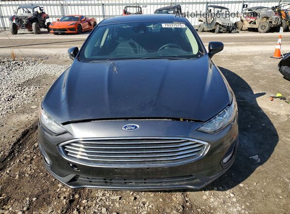 3FA6P0HD1KR280596 2019 FORD FUSION Gray 