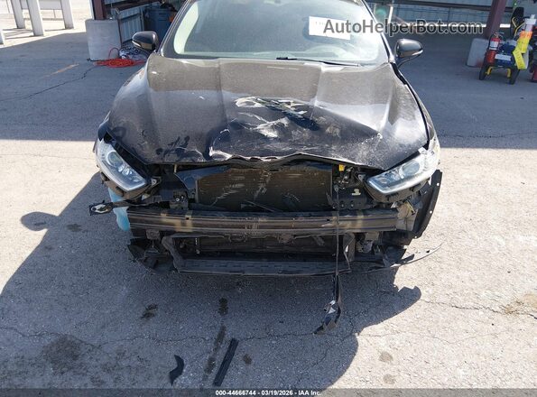 3FA6P0HD2GR312379 2016 FORD FUSION Black Widok z przodu