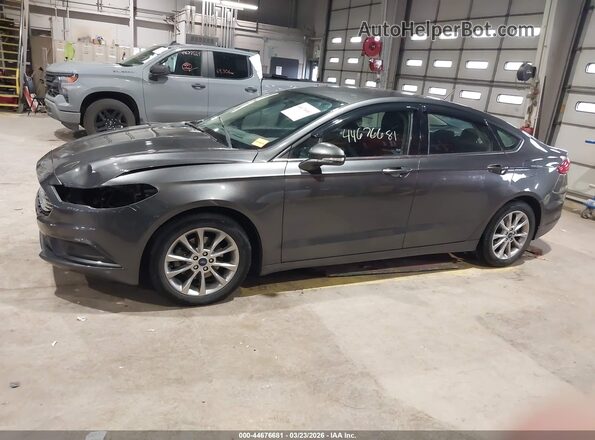 3FA6P0HD2HR393949 2017 FORD FUSION Серый 