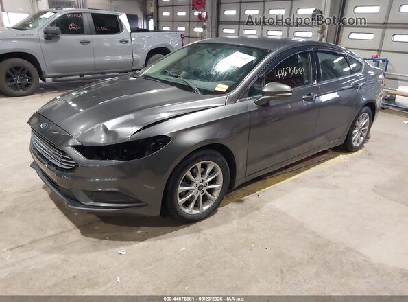 3FA6P0HD2HR393949 2017 FORD FUSION Серый Передняя левая четверть