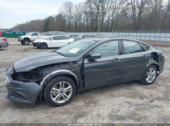 3FA6P0HD3JR175864 2018 FORD FUSION Серый 