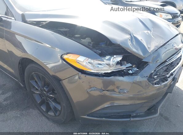 3FA6P0HD4HR373492 2017 FORD FUSION Gray 