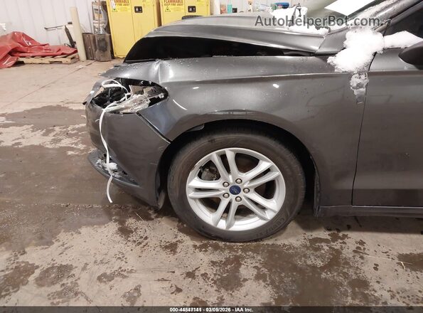 3FA6P0HD4JR220942 2018 FORD FUSION Серый Вид спереди