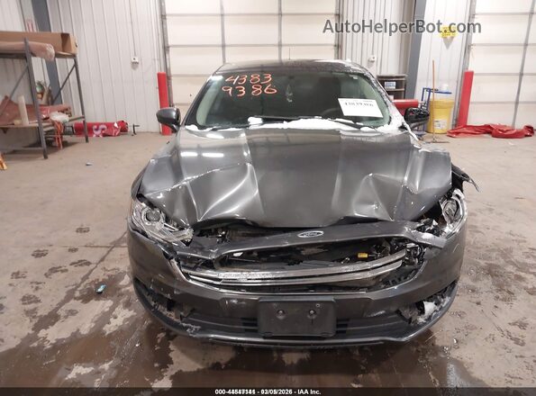 3FA6P0HD4JR220942 2018 FORD FUSION Серый Вид задней части салона
