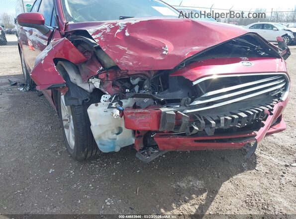 3FA6P0HD5JR239287 2018 FORD FUSION Red Вид спереду
