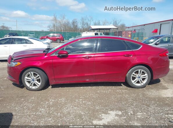 3FA6P0HD5JR239287 2018 FORD FUSION Red Панорамний вид салону 360°