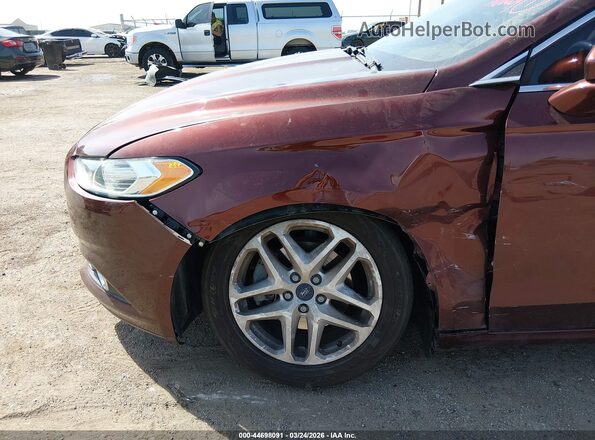 3FA6P0HD6GR353341 2016 FORD FUSION Brown Widok z przodu