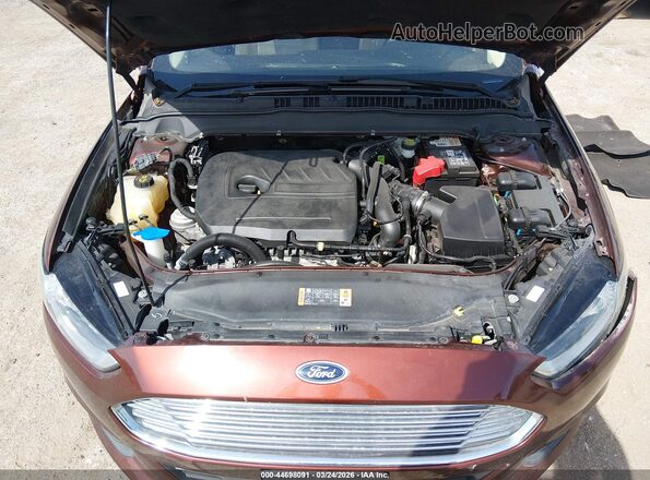 3FA6P0HD6GR353341 2016 FORD FUSION Brown Widok z tyłu