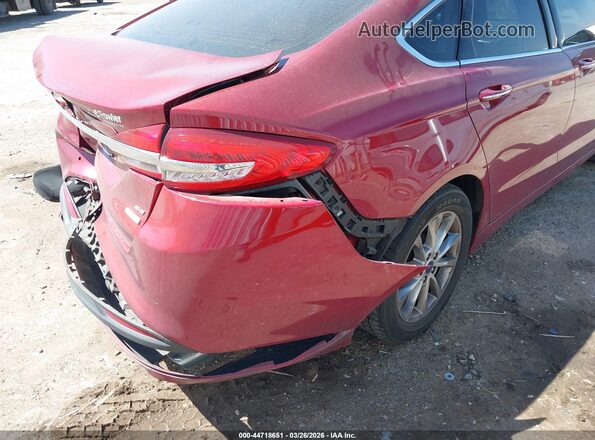 3FA6P0HD7HR342513 2017 FORD FUSION Maroon Widok z przodu