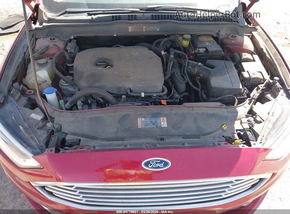3FA6P0HD7HR342513 2017 FORD FUSION Maroon Widok z tyłu