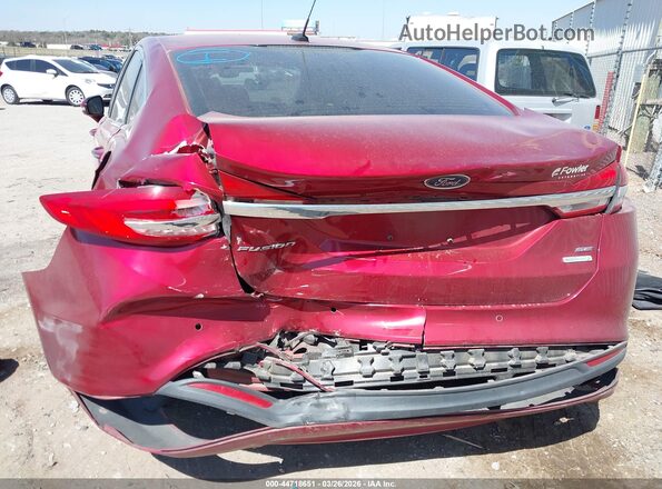 3FA6P0HD7HR342513 2017 FORD FUSION Maroon 