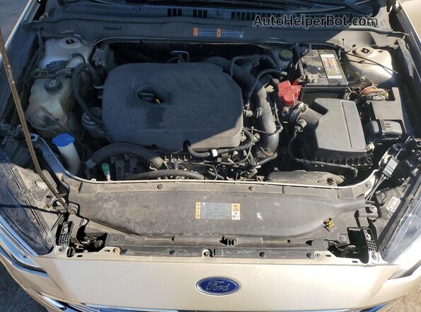 3FA6P0HD8HR366836 2017 FORD FUSION Brown Vista interior trasera