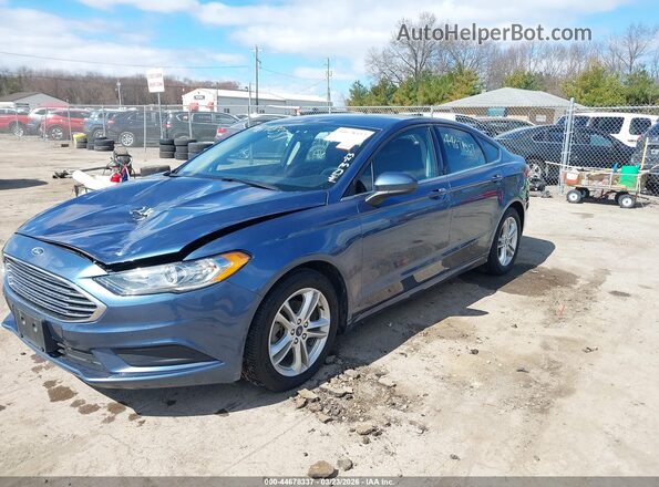 3FA6P0HD8JR238778 2018 FORD FUSION Blue 