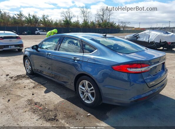 3FA6P0HD8JR238778 2018 FORD FUSION Blue 