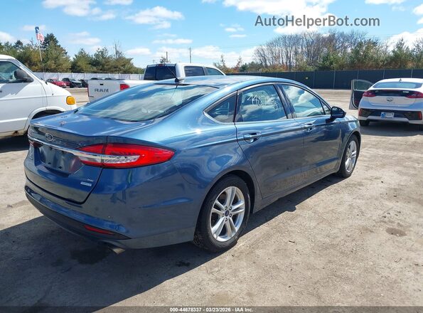 3FA6P0HD8JR238778 2018 FORD FUSION Blue 