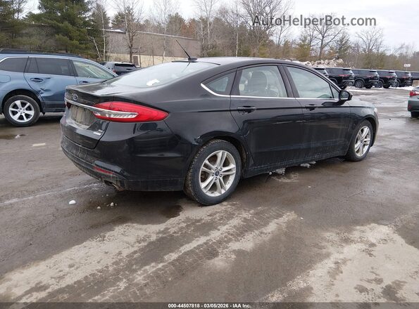 3FA6P0HDXJR239740 2018 FORD FUSION Black Trasero derecho