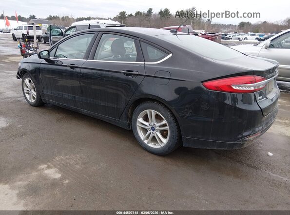 3FA6P0HDXJR239740 2018 FORD FUSION Black Trasero izquierdo