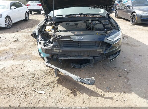 3FA6P0K94HR155525 2017 FORD FUSION Black Widok z przodu