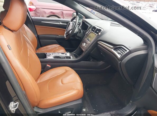 3FA6P0K95LR173945 2020 FORD FUSION Black წინა სალონის ხედი
