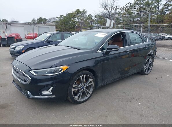 3FA6P0K95LR173945 2020 FORD FUSION Black წინა მარცხენა ხედი სამი მეოთხედიდან