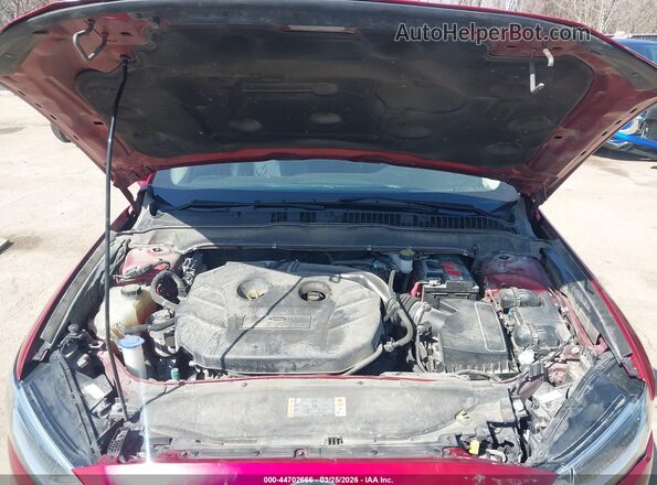 3FA6P0K97HR367335 2017 FORD FUSION Красный Вид сзади