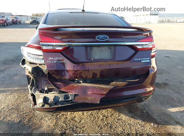 3FA6P0K9XHR104885 2017 FORD FUSION Maroon Դիմացի տեսք