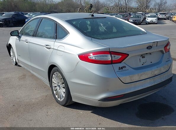 3FA6P0LU0GR172548 2016 FORD FUSION HYBRID Silver Trasero izquierdo