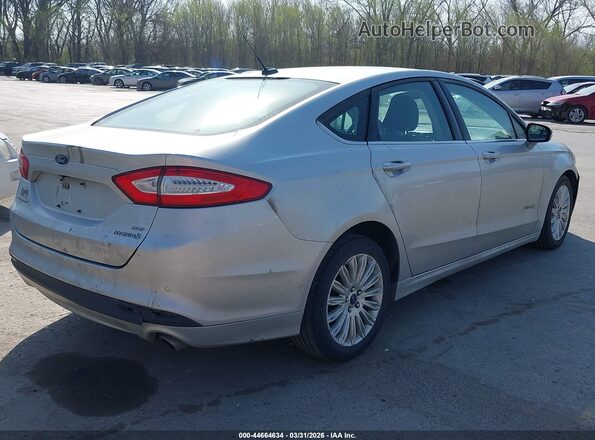 3FA6P0LU0GR172548 2016 FORD FUSION HYBRID Silver Trasero derecho