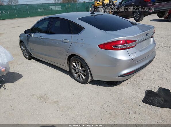 3FA6P0LU0HR381709 2017 FORD FUSION HYBRID Gray Задня ліва чверть
