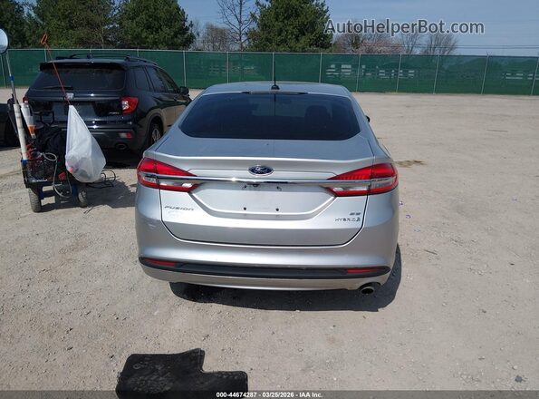 3FA6P0LU0HR381709 2017 FORD FUSION HYBRID Gray 