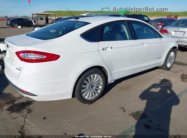 3FA6P0LU1GR342268 2016 FORD FUSION HYBRID White Задня права чверть